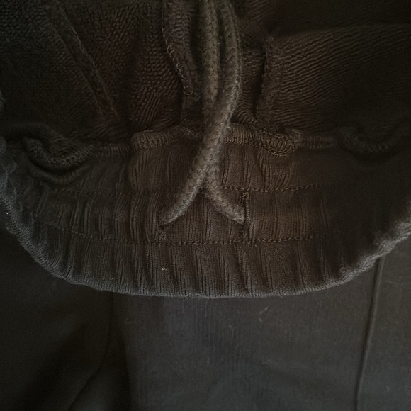 NWOT DOROTEA STAR LOGO WIDE-LEG SWEATPANTS IN BLACK - Picture 7 of 10